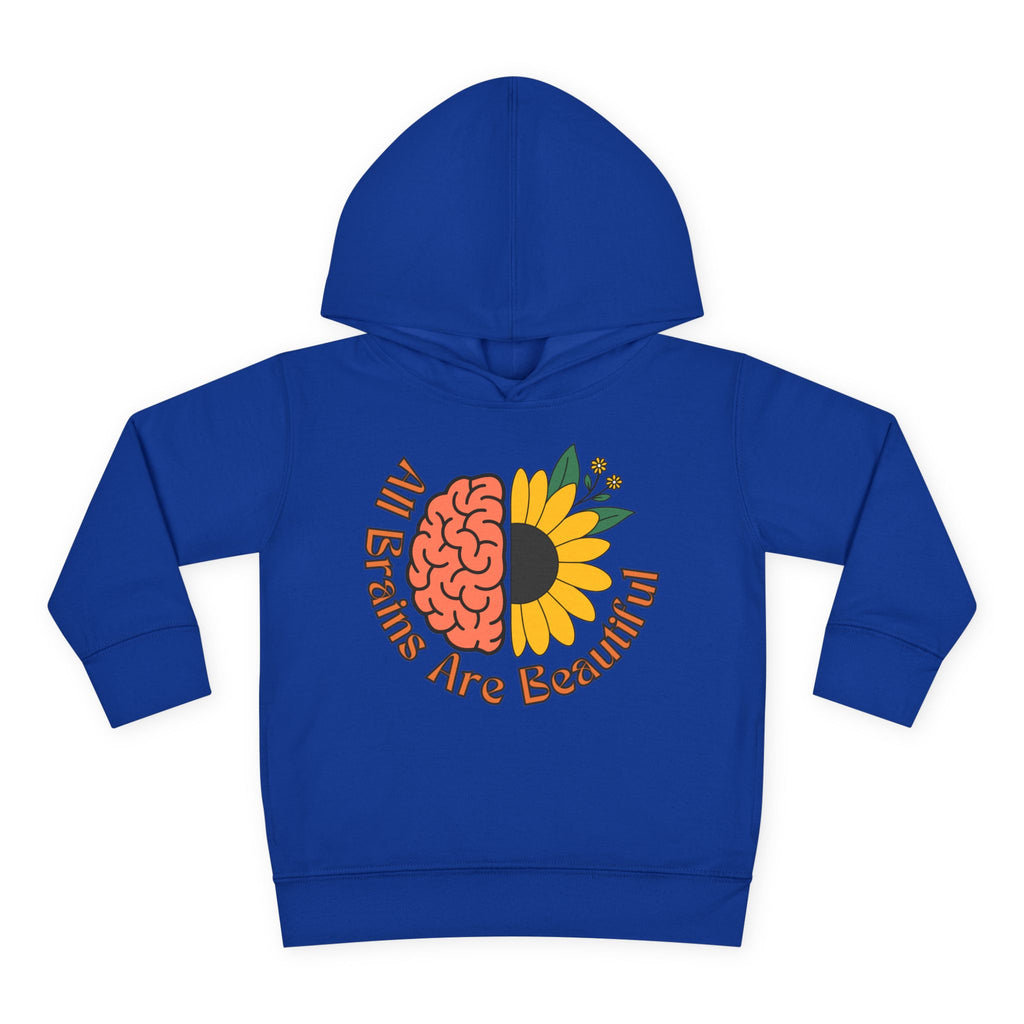 “All Brains Are Beautiful” Toddler Hoodie