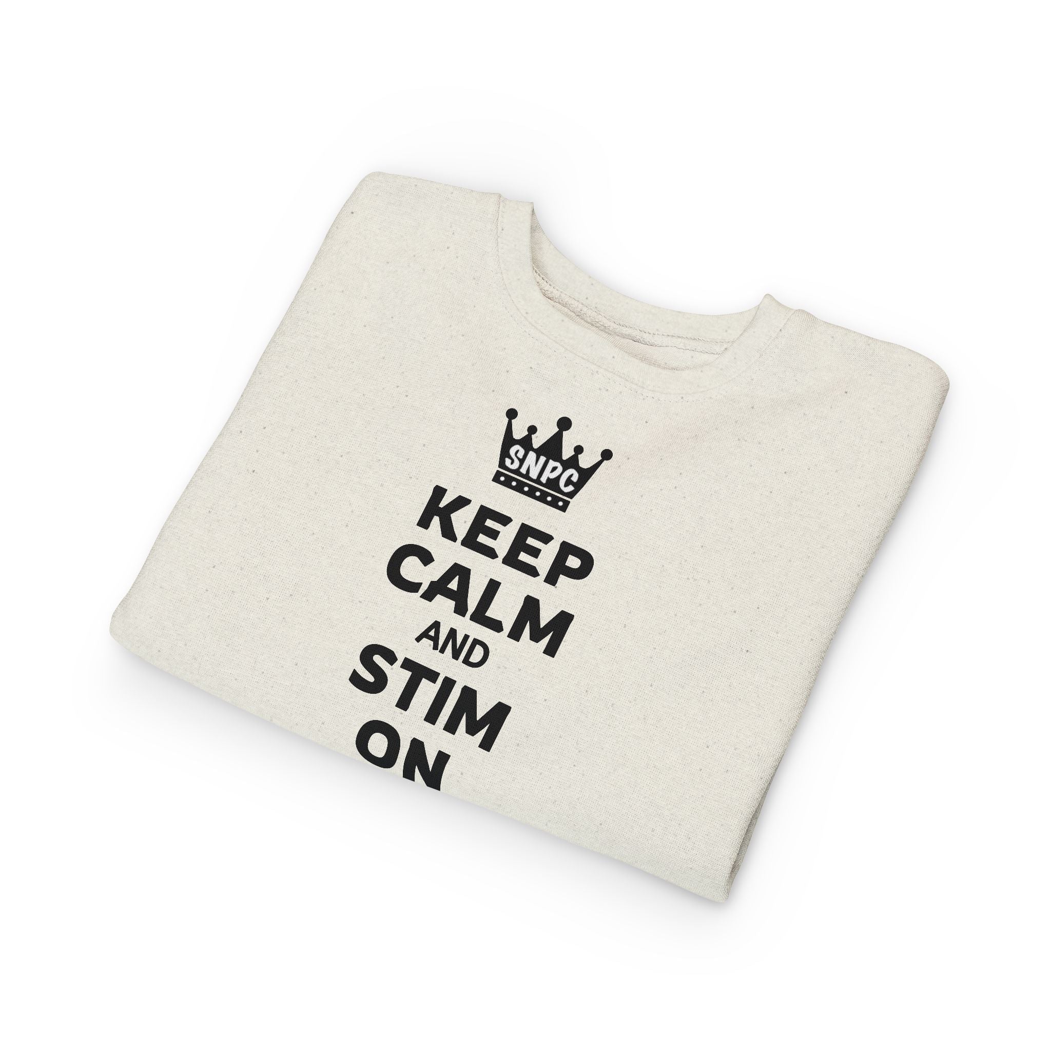“Keep Calm & Stim On” Toddler Sweater