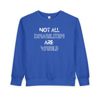 "Not All Disabilities Are Visible" Toddler Sweater