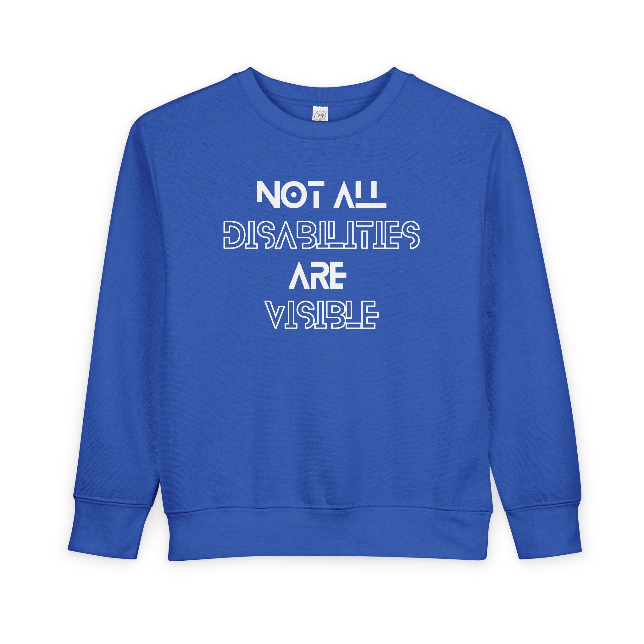 "Not All Disabilities Are Visible" Toddler Sweater