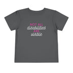 “Not All Disabilities Are Visible” Toddler Tee