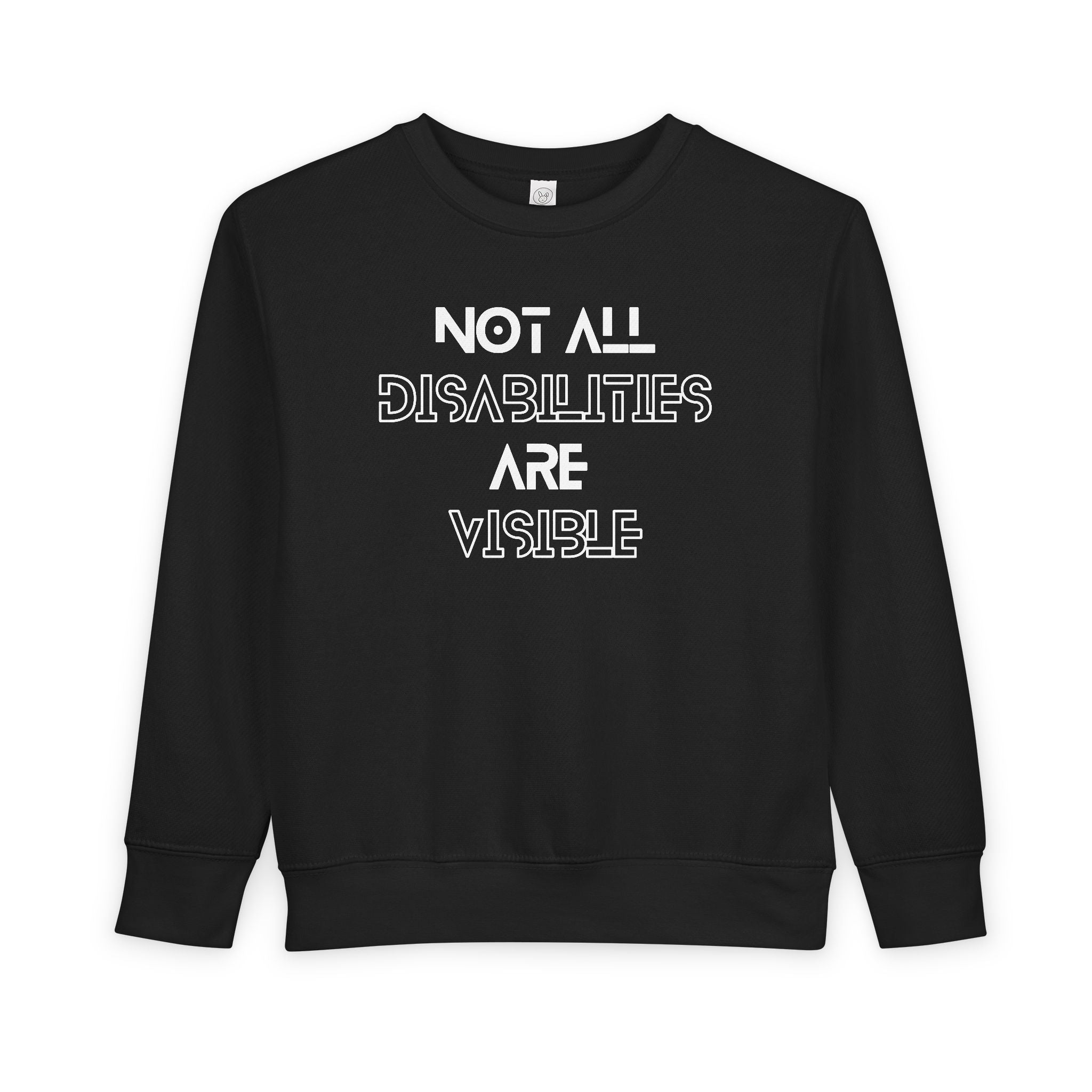"Not All Disabilities Are Visible" Toddler Sweater