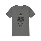 “Keep Calm & Stim On” Youth Tee