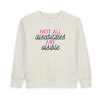 "Not All Disabilities Are Visible" Toddler Sweater