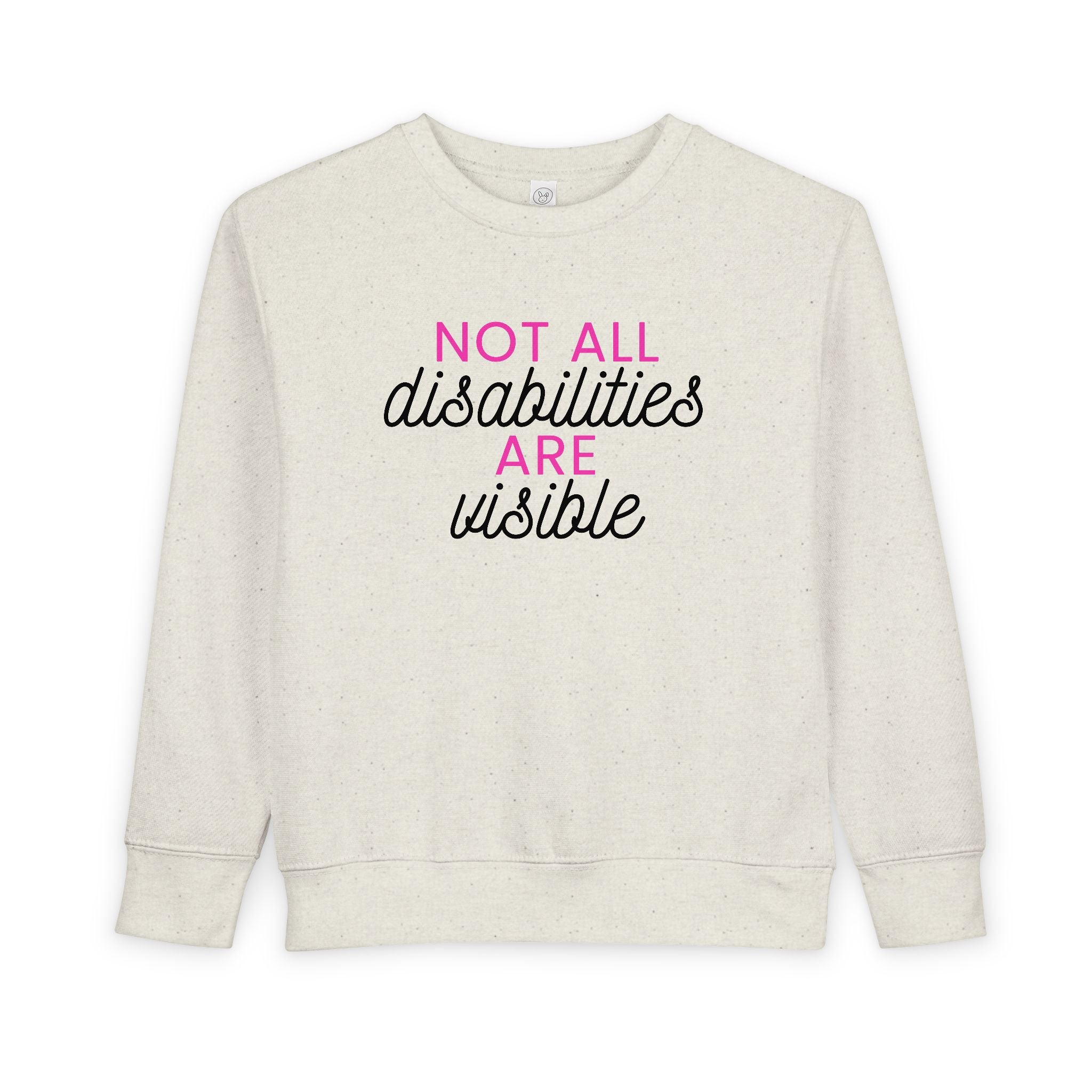 "Not All Disabilities Are Visible" Toddler Sweater
