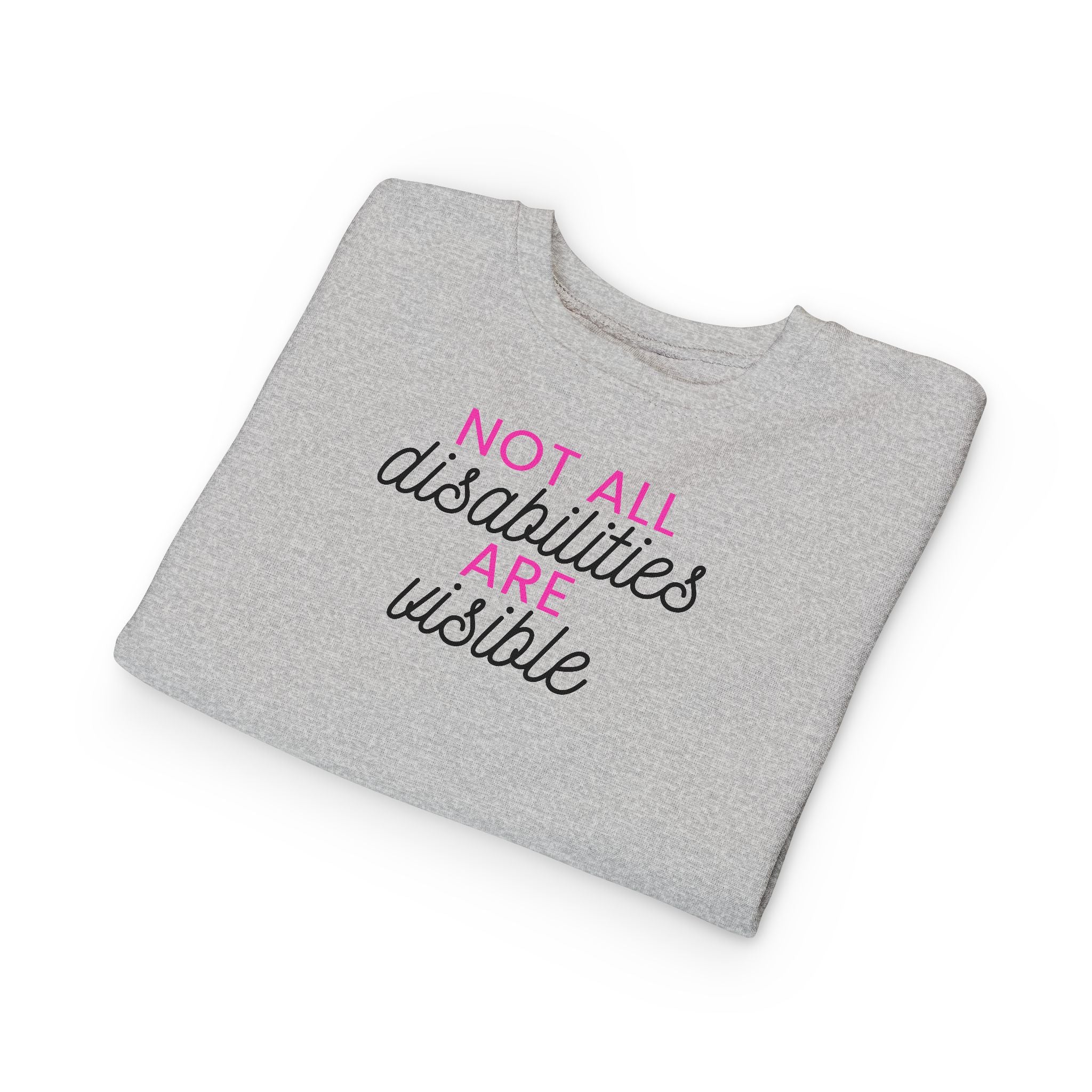 "Not All Disabilities Are Visible" Toddler Sweater