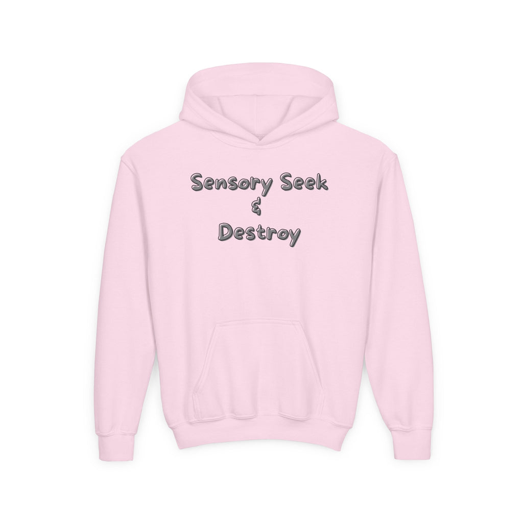 “Sensory Seek & Destroy” Youth Hoodie