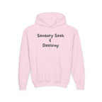 “Sensory Seek & Destroy” Youth Hoodie