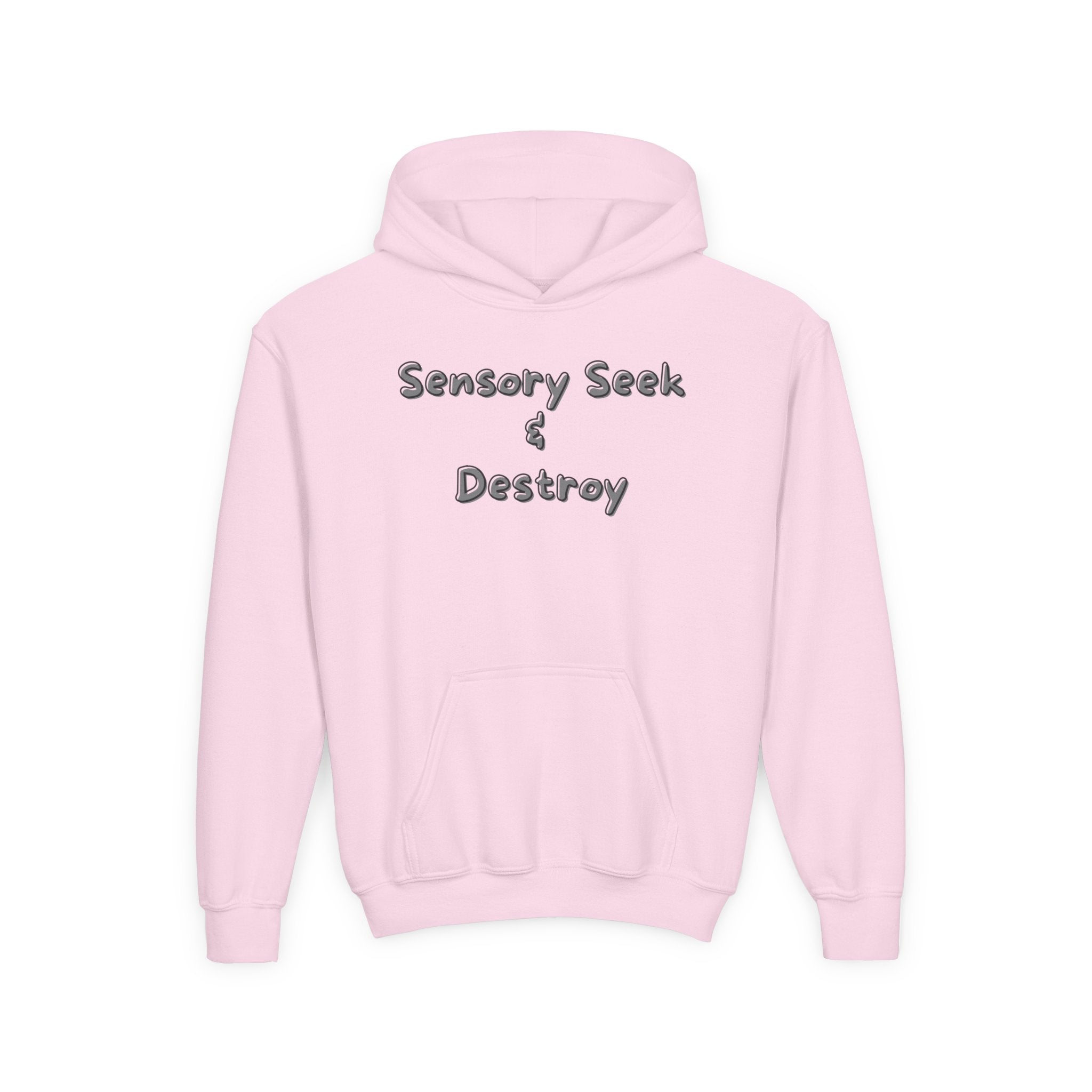 “Sensory Seek & Destroy” Youth Hoodie