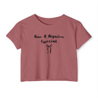“Amo A Alguien Especial” Women’s Crop Top