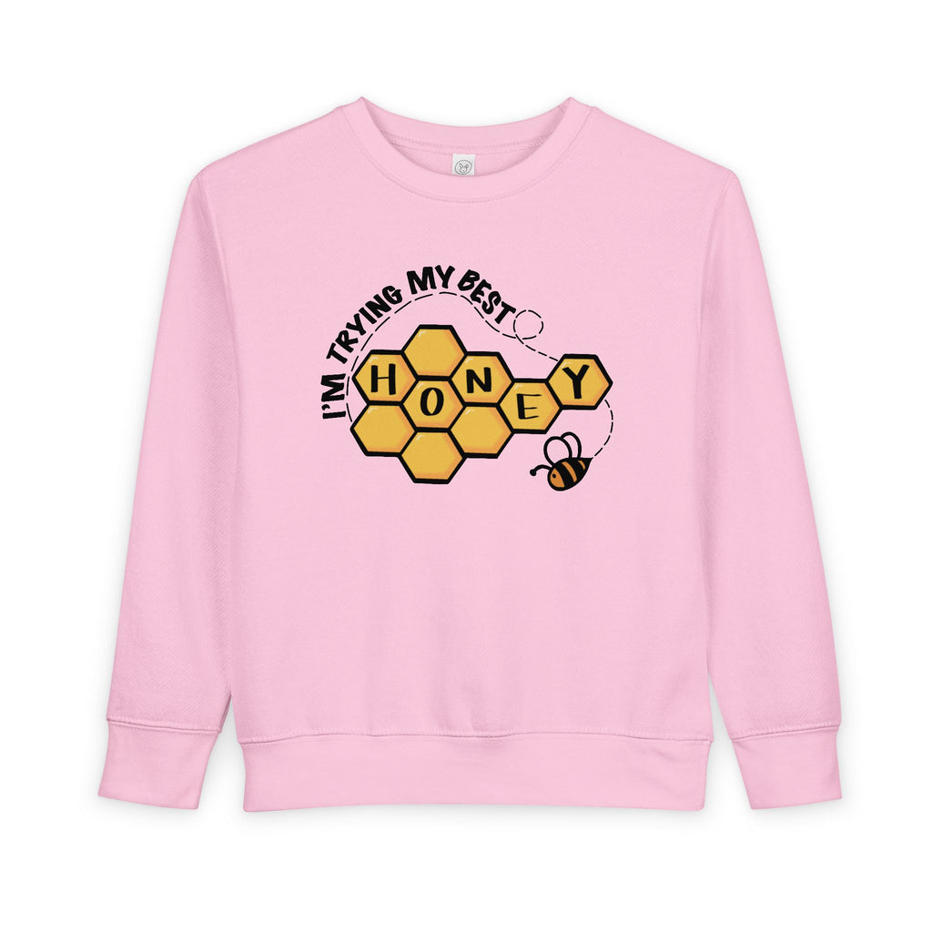 "I’m Trying My Best Honey” Toddler Sweater