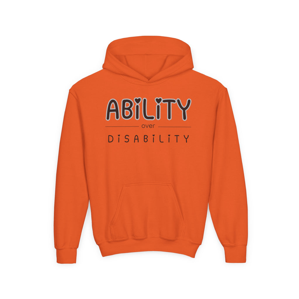 “Ability Over Disability” Youth Hoodie