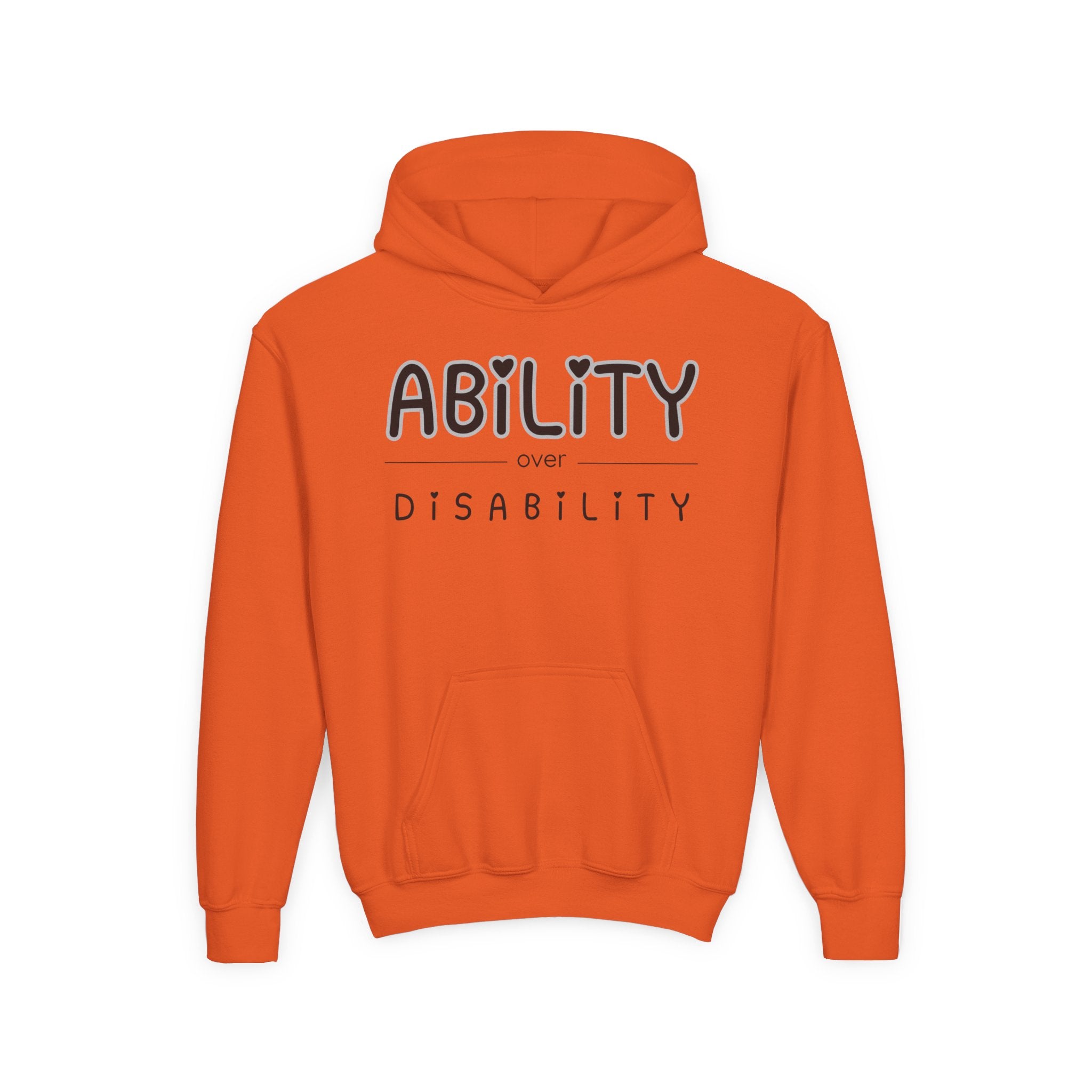 “Ability Over Disability” Youth Hoodie