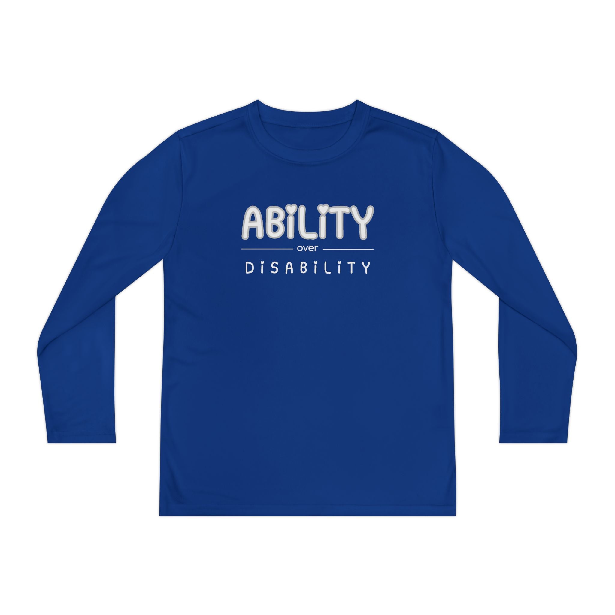 “Ability Over Disability” Youth Long Sleeve