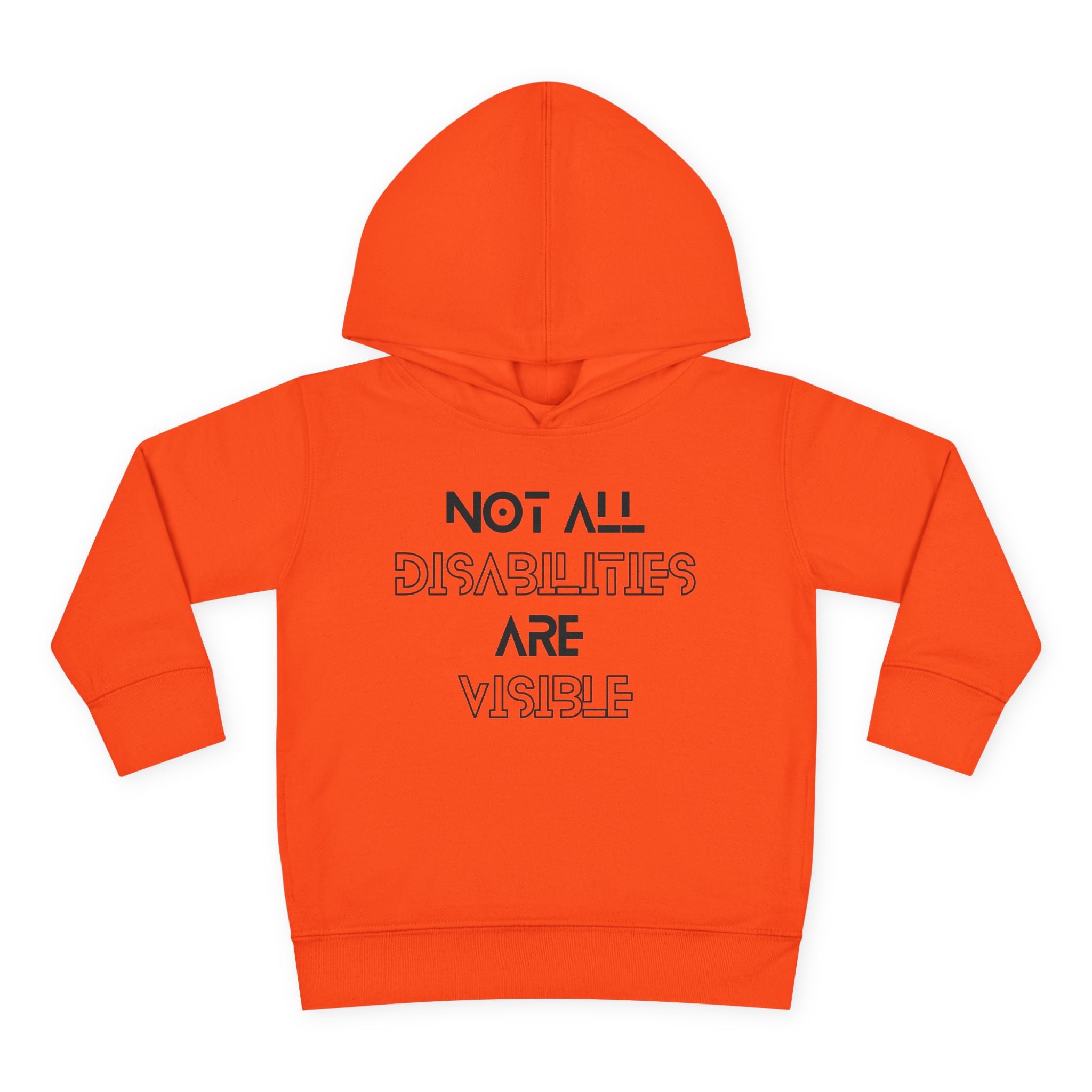 “Not All Disabilities Are Visible” Toddler Hoodie
