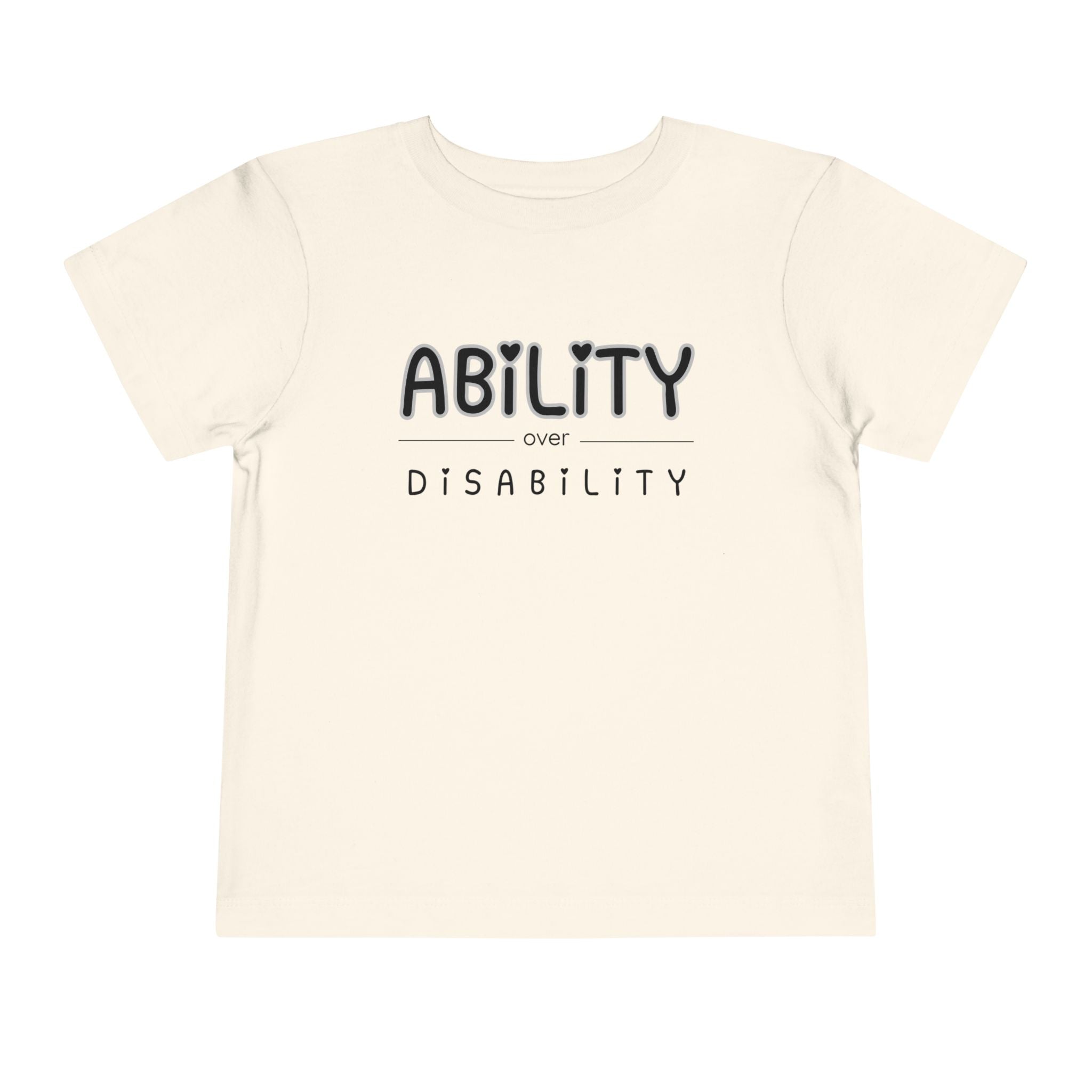 "Ability Over Disability" Toddler Tee