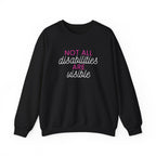 “Not All Disabilities Are Visible” Women’s Sweater
