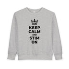 “Keep Calm & Stim On” Toddler Sweater