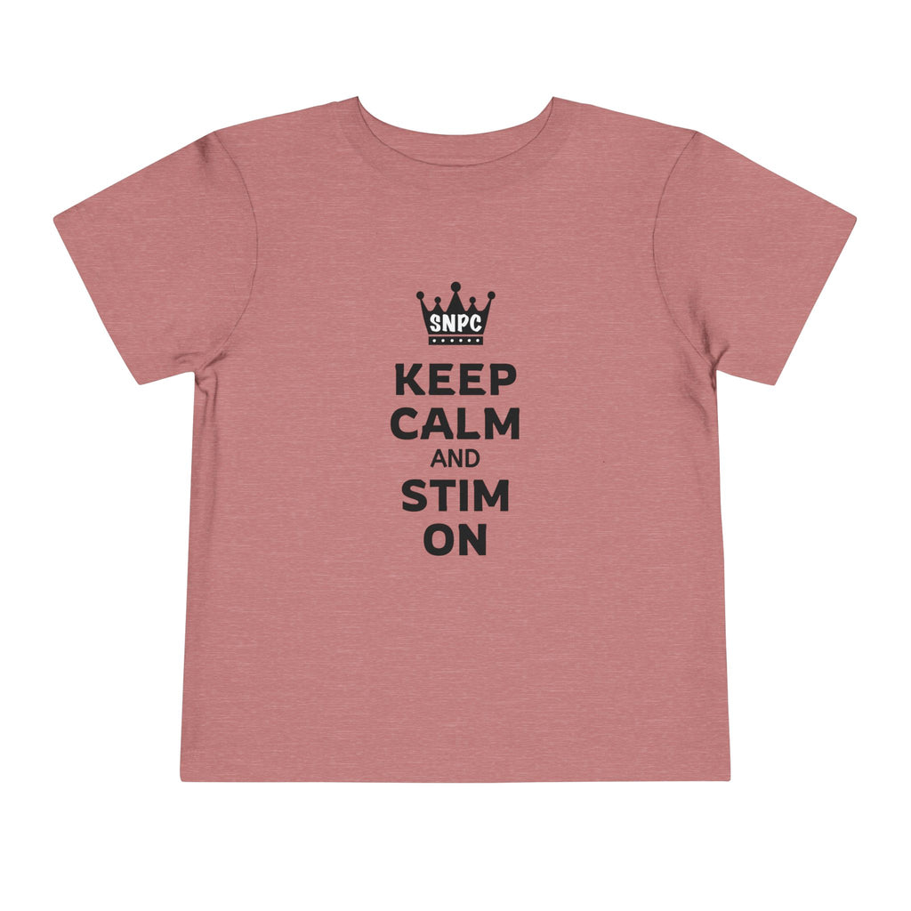 “Keep Calm & Stim On” Toddler Tee