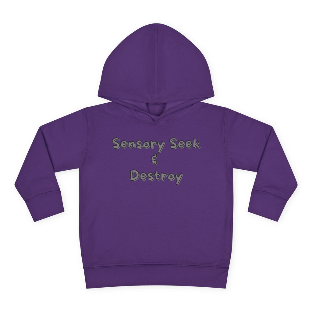 “Sensory Seek & Destroy” Toddler Hoodie