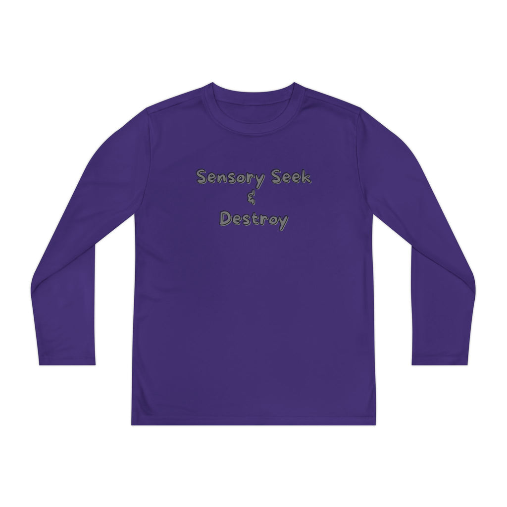 "Sensory Seek & Destroy" Youth Long Sleeve