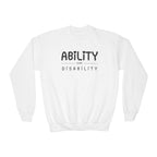 “Ability Over Disability” Youth Sweater