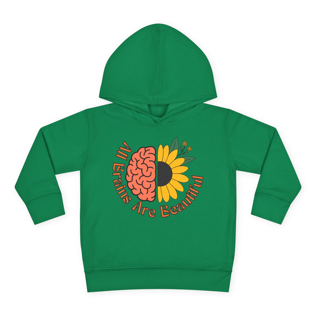 “All Brains Are Beautiful” Toddler Hoodie