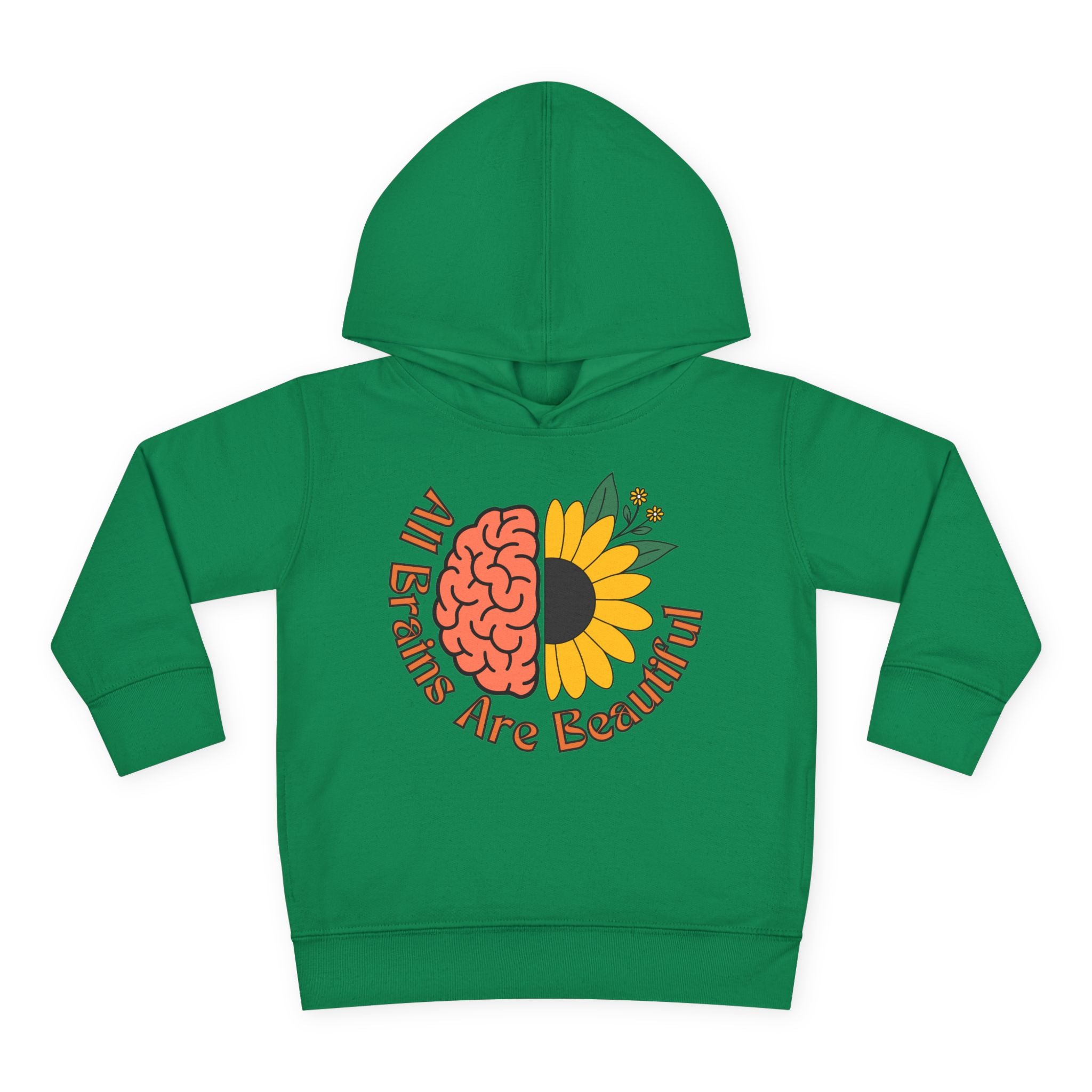 “All Brains Are Beautiful” Toddler Hoodie