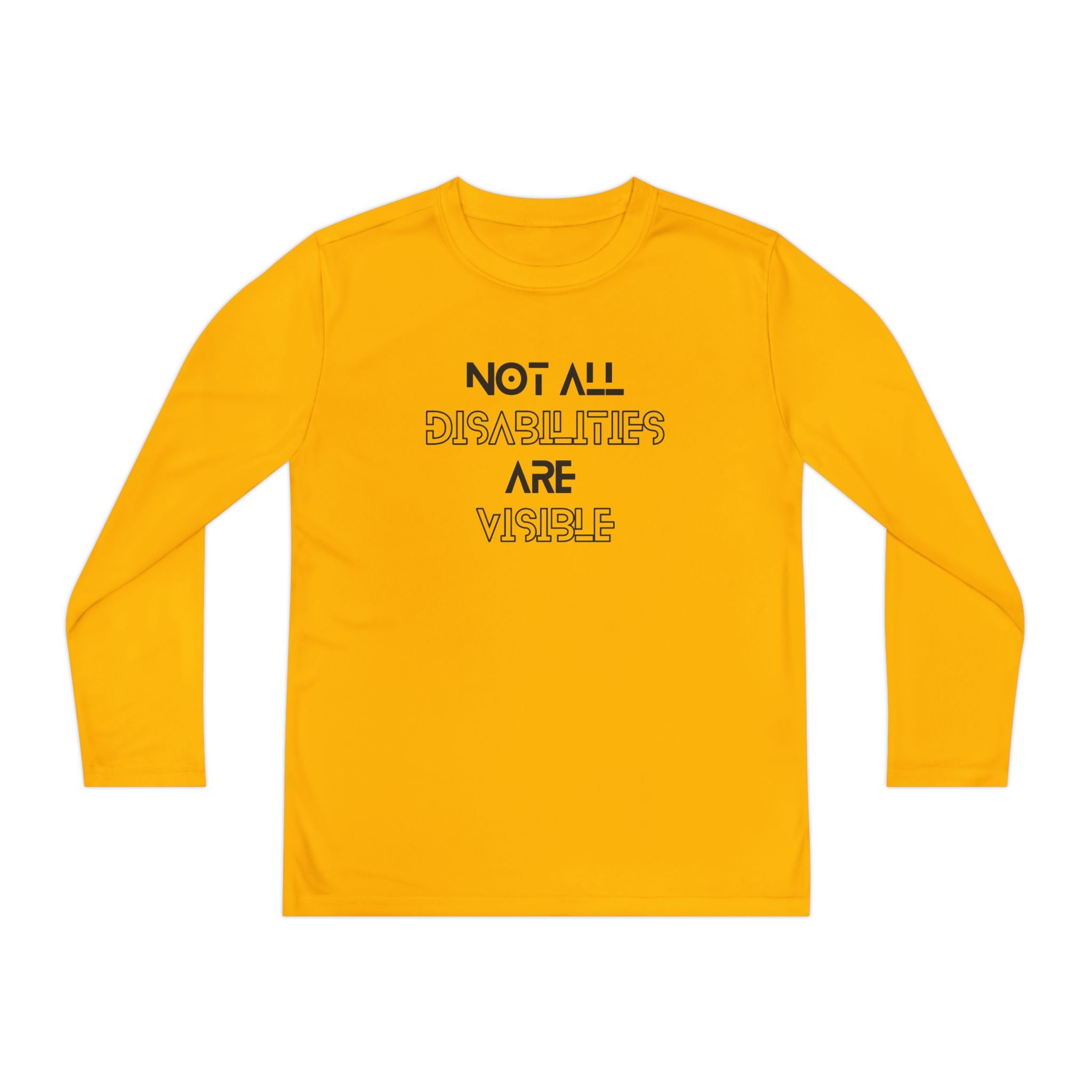 “Not All Disabilities Are Visible” Youth Long Sleeve