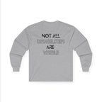 “Not All Disabilities Are Visible” Men’s Long Sleeve