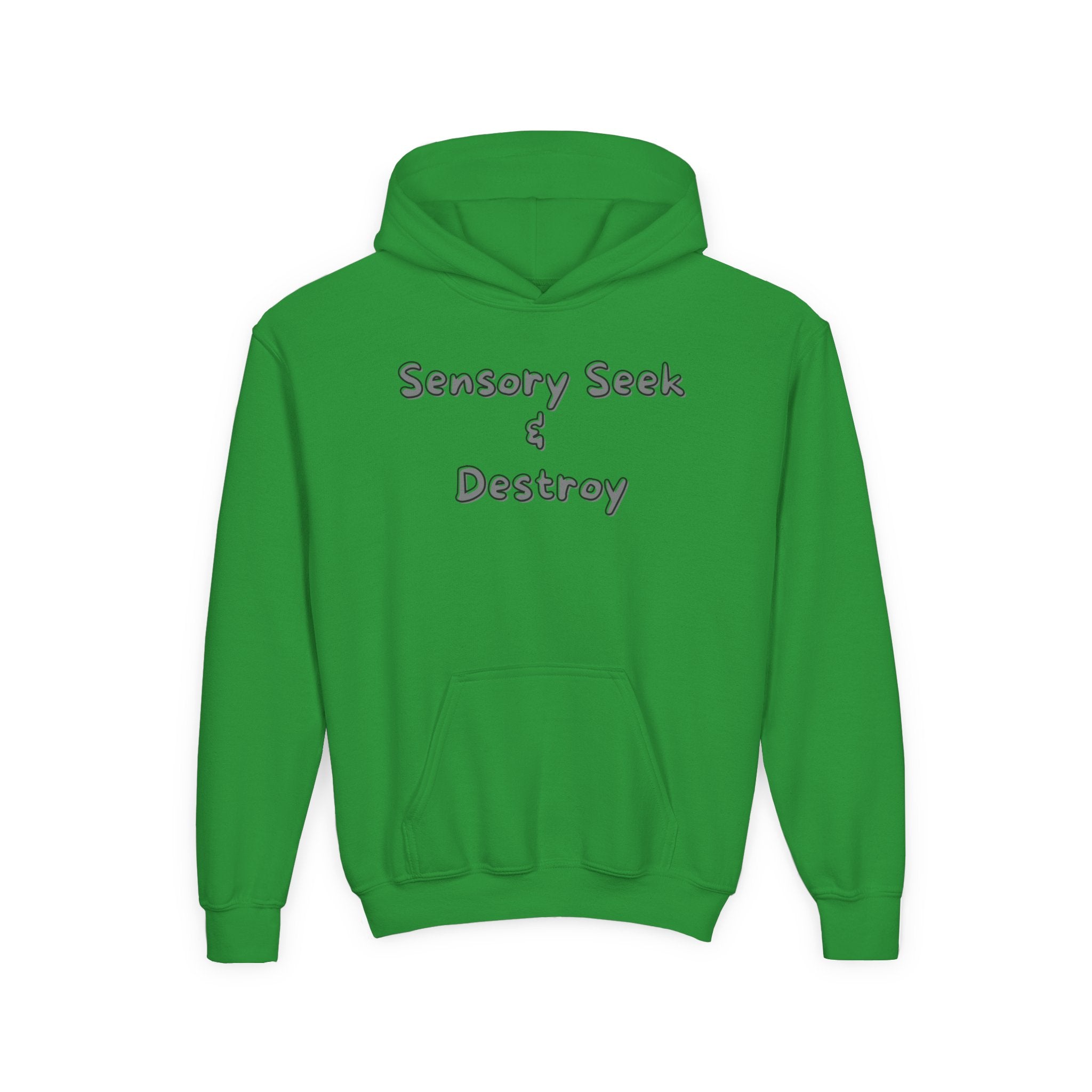 “Sensory Seek & Destroy” Youth Hoodie