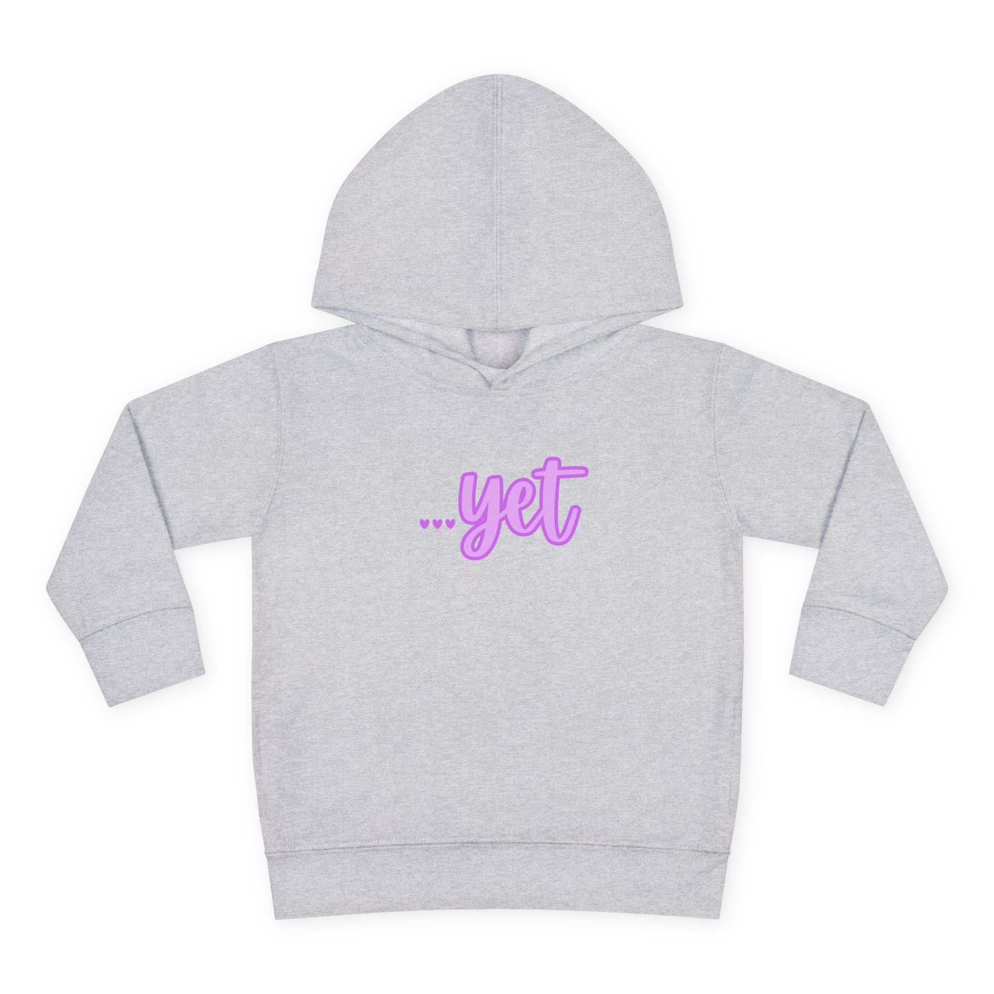"The Power Of ...Yet (Hearts)" Toddler Hoodie