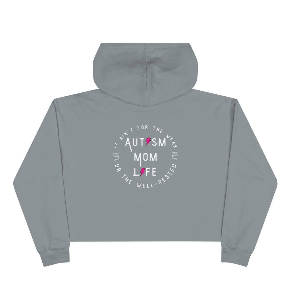 “Autism Mom Life” Women’s Cropped Hoodie