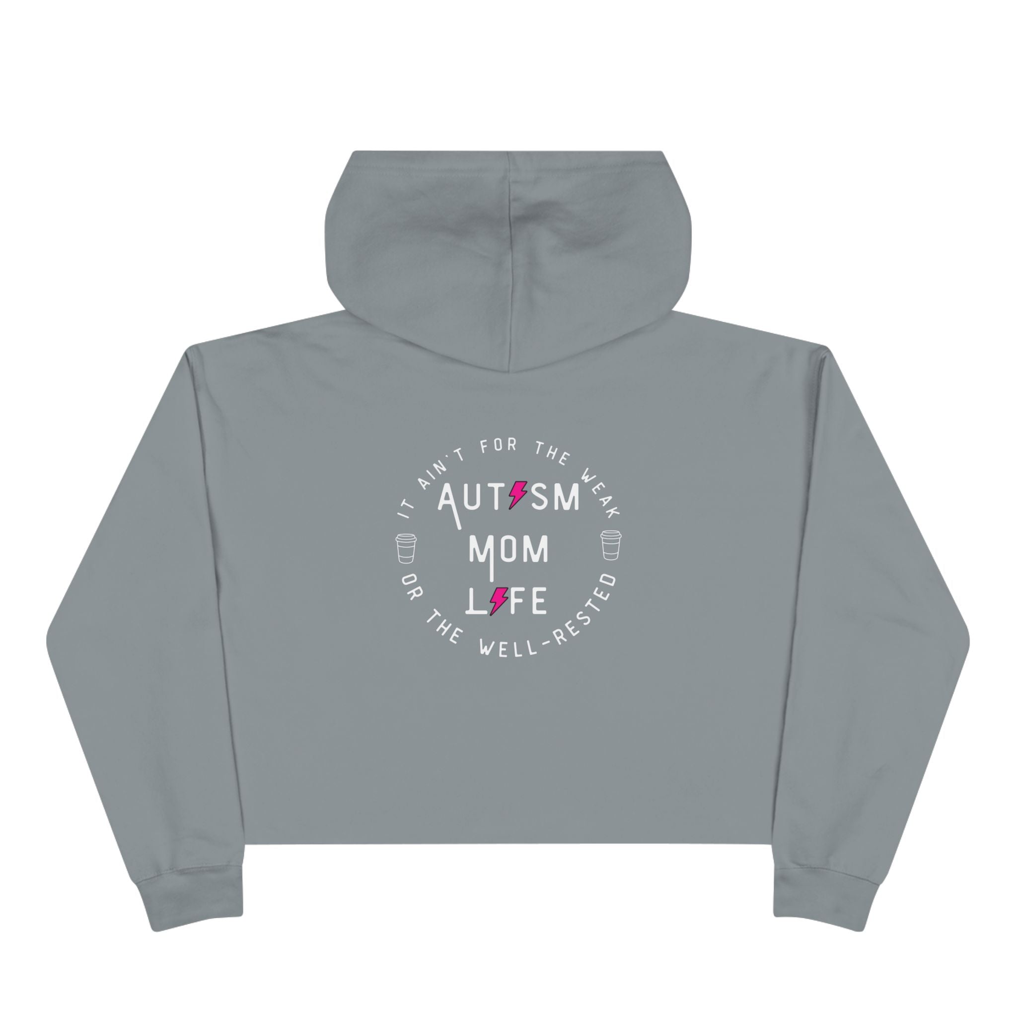 “Autism Mom Life” Women’s Cropped Hoodie