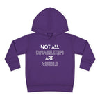 “Not All Disabilities Are Visible” Toddler Hoodie