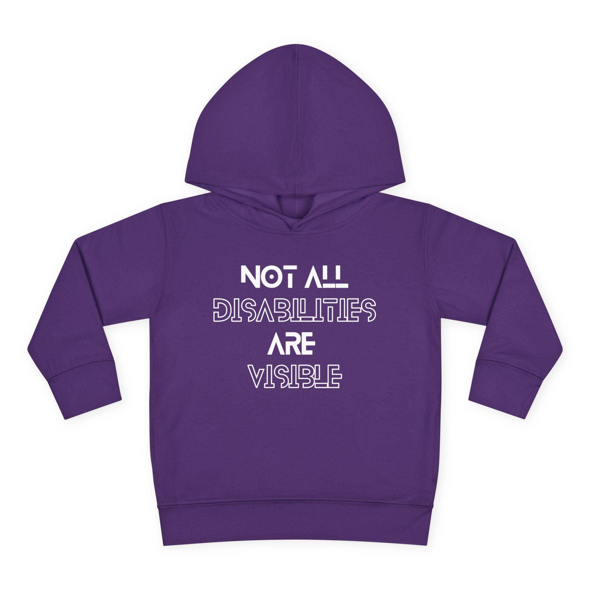 “Not All Disabilities Are Visible” Toddler Hoodie
