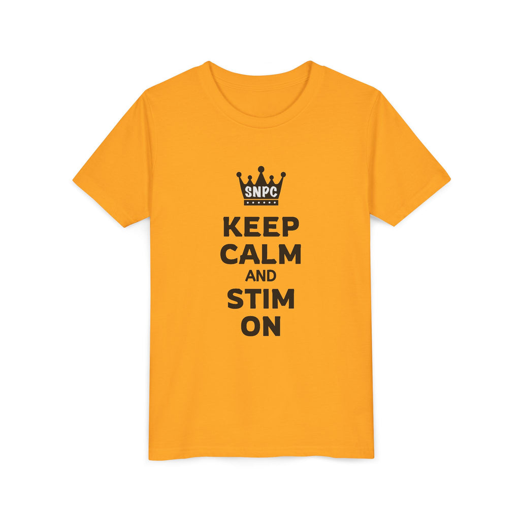 “Keep Calm & Stim On” Youth Tee