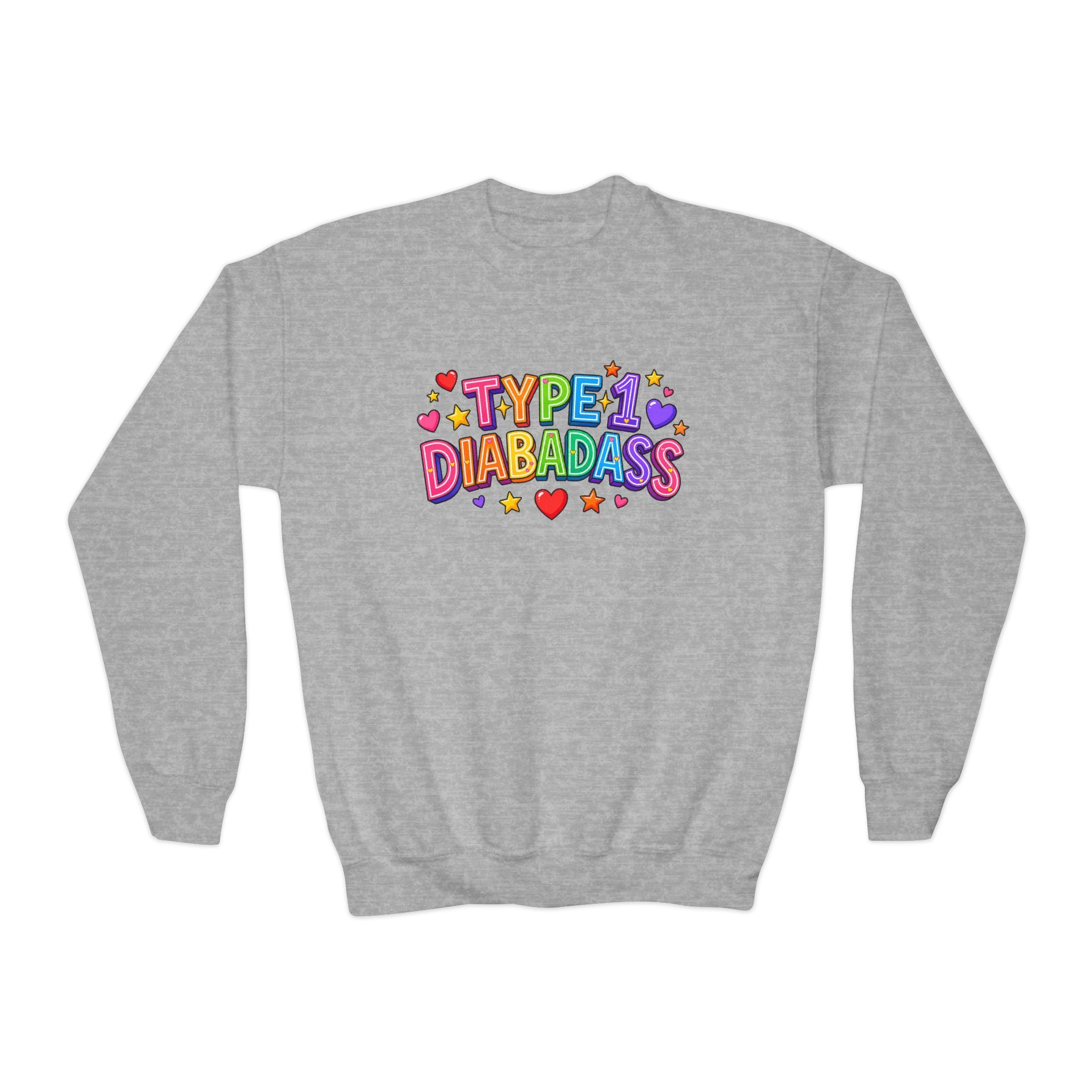 “Type 1 Diabadass” Youth Sweater