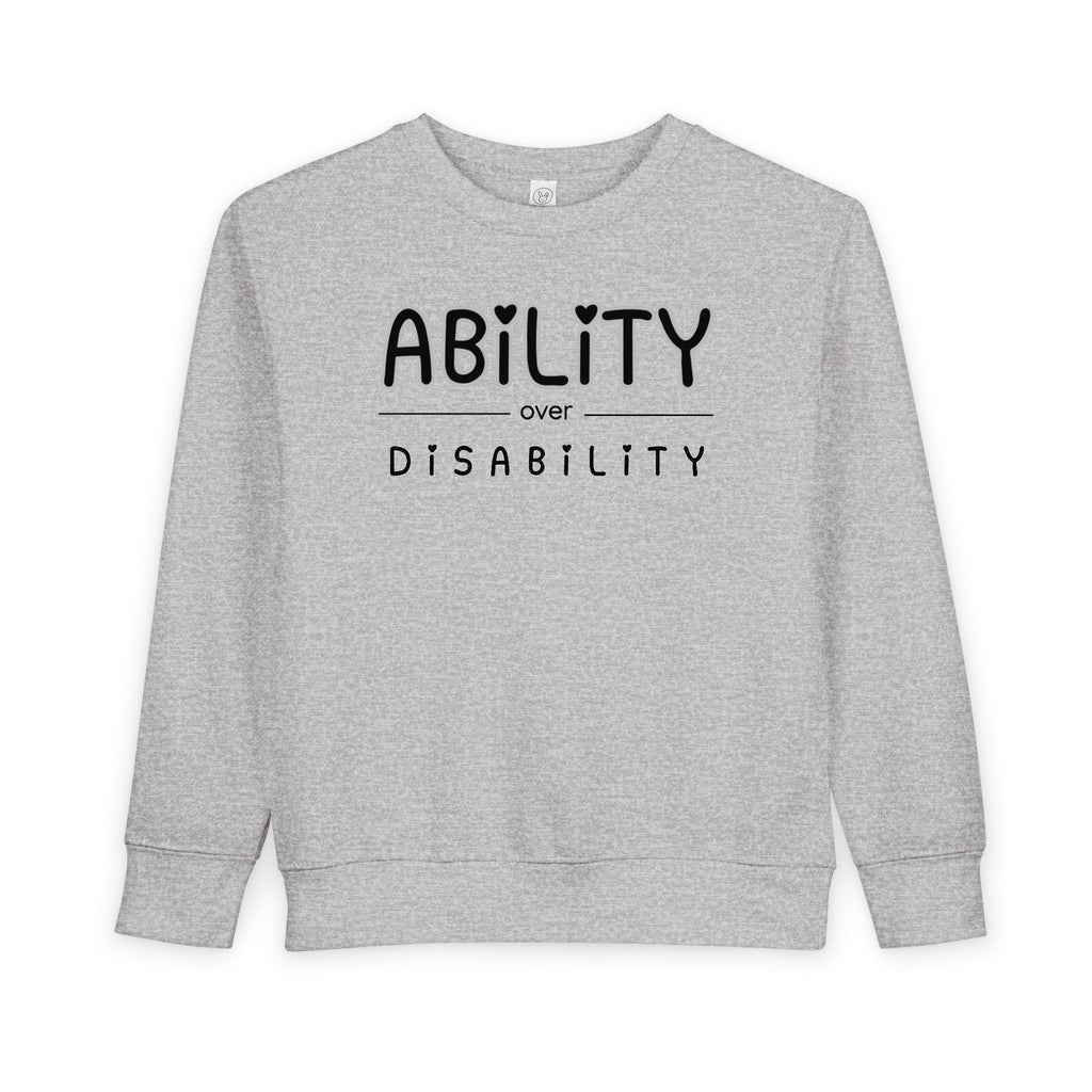 “Ability Over Disability” Toddler Sweater