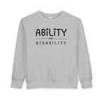 “Ability Over Disability” Toddler Sweater