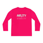 “Ability Over Disability” Youth Long Sleeve
