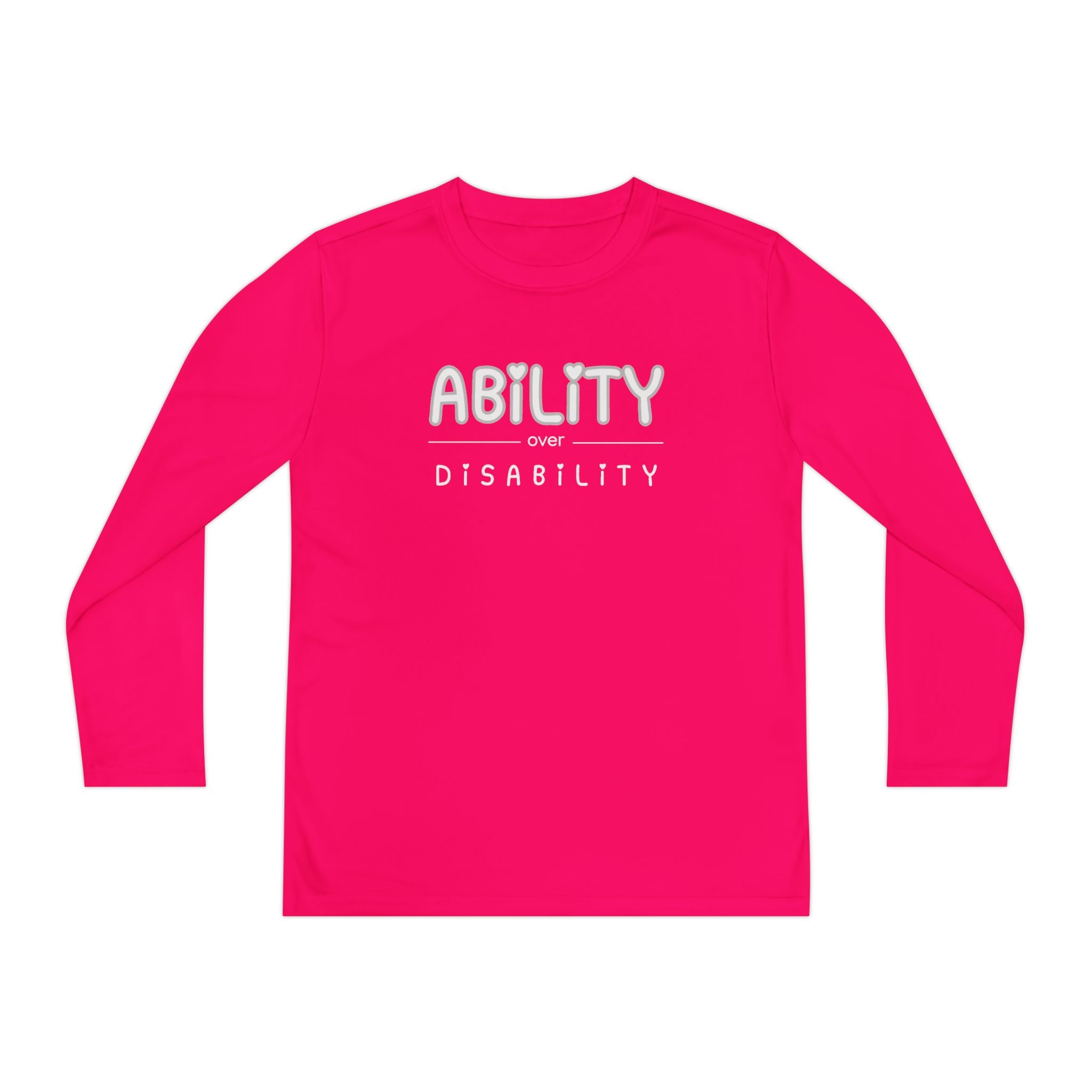 “Ability Over Disability” Youth Long Sleeve