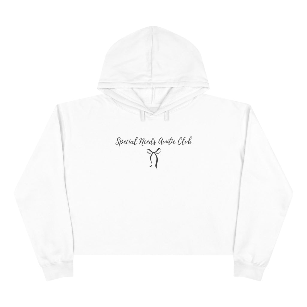"Special Needs Auntie Club" Women’s Cropped Hoodie