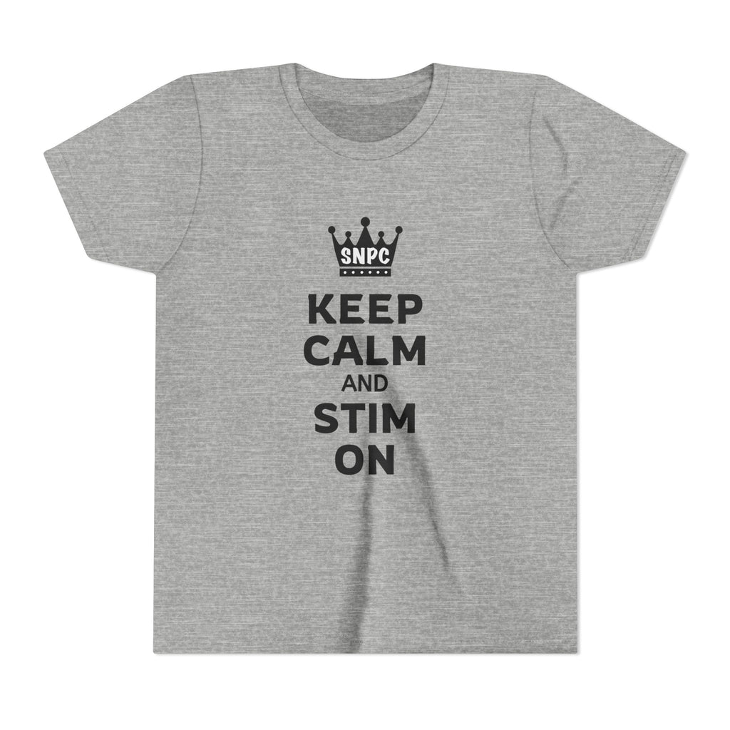 “Keep Calm & Stim On” Youth Tee