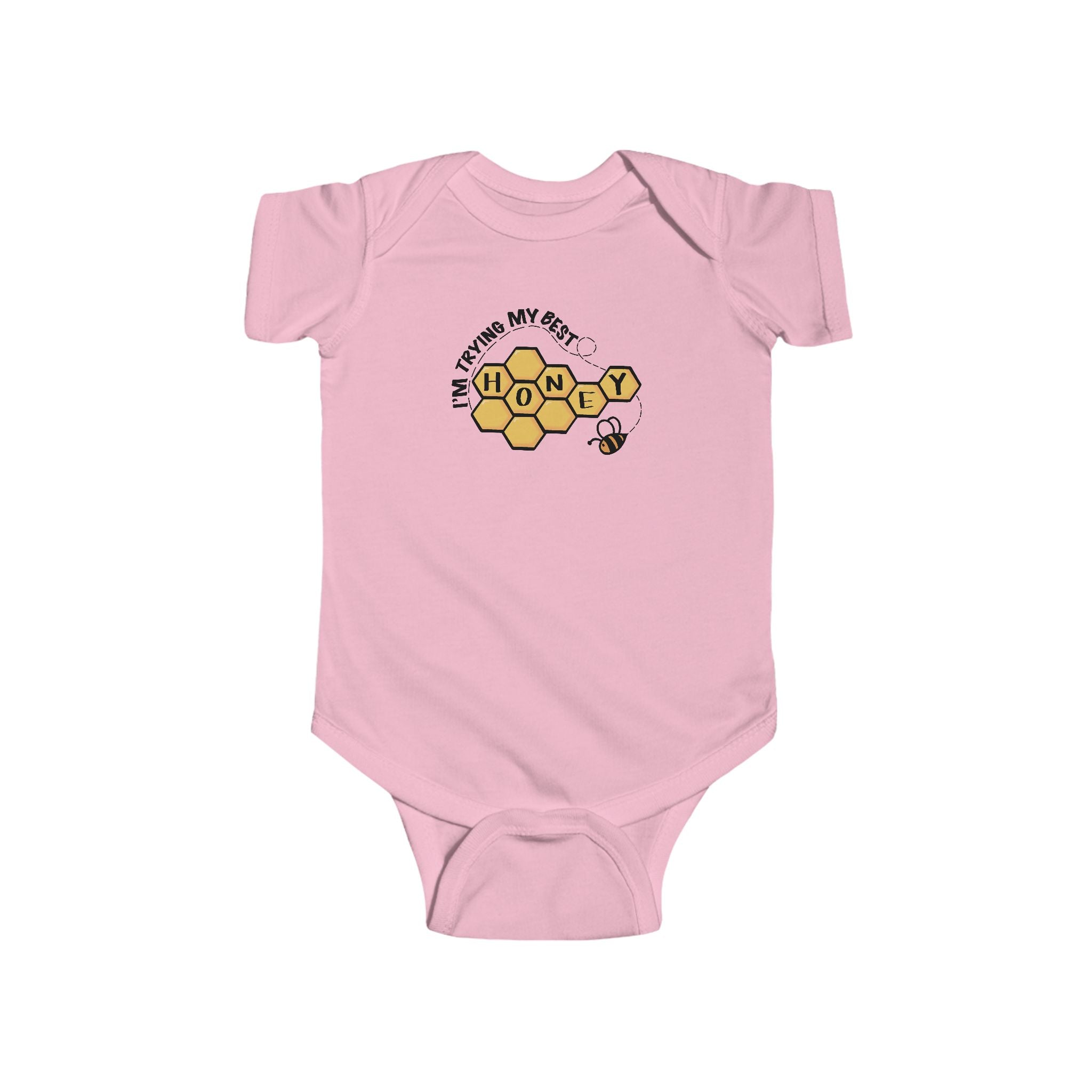 “I’m Trying My Best Honey” Infant Short Sleeve Onesie