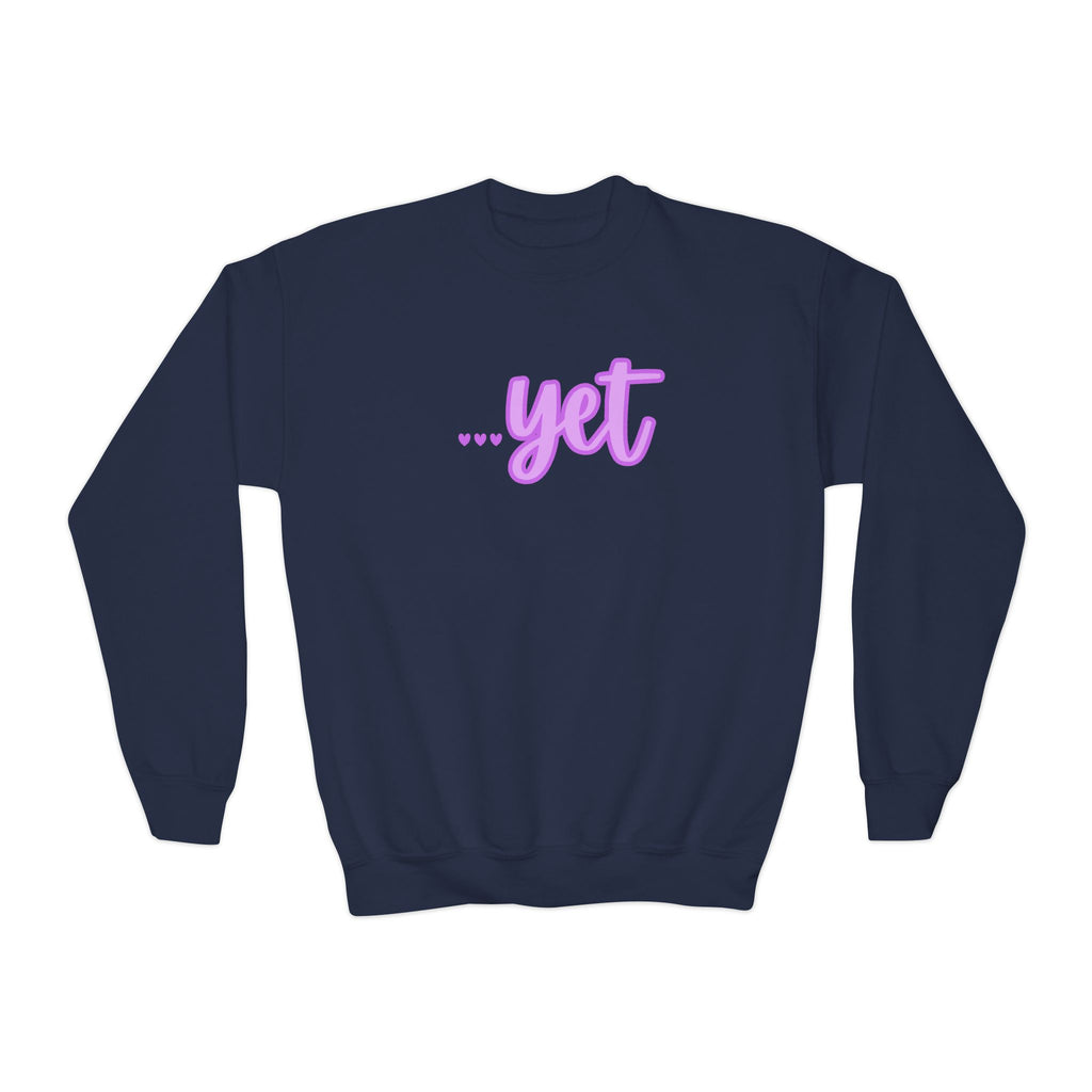 "The Power Of ...Yet (Hearts)" Youth Sweater