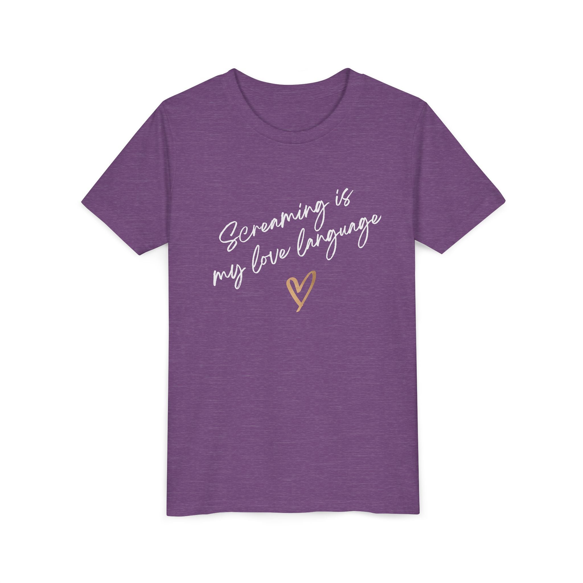 “Screaming Is My Love Language” Youth Tee