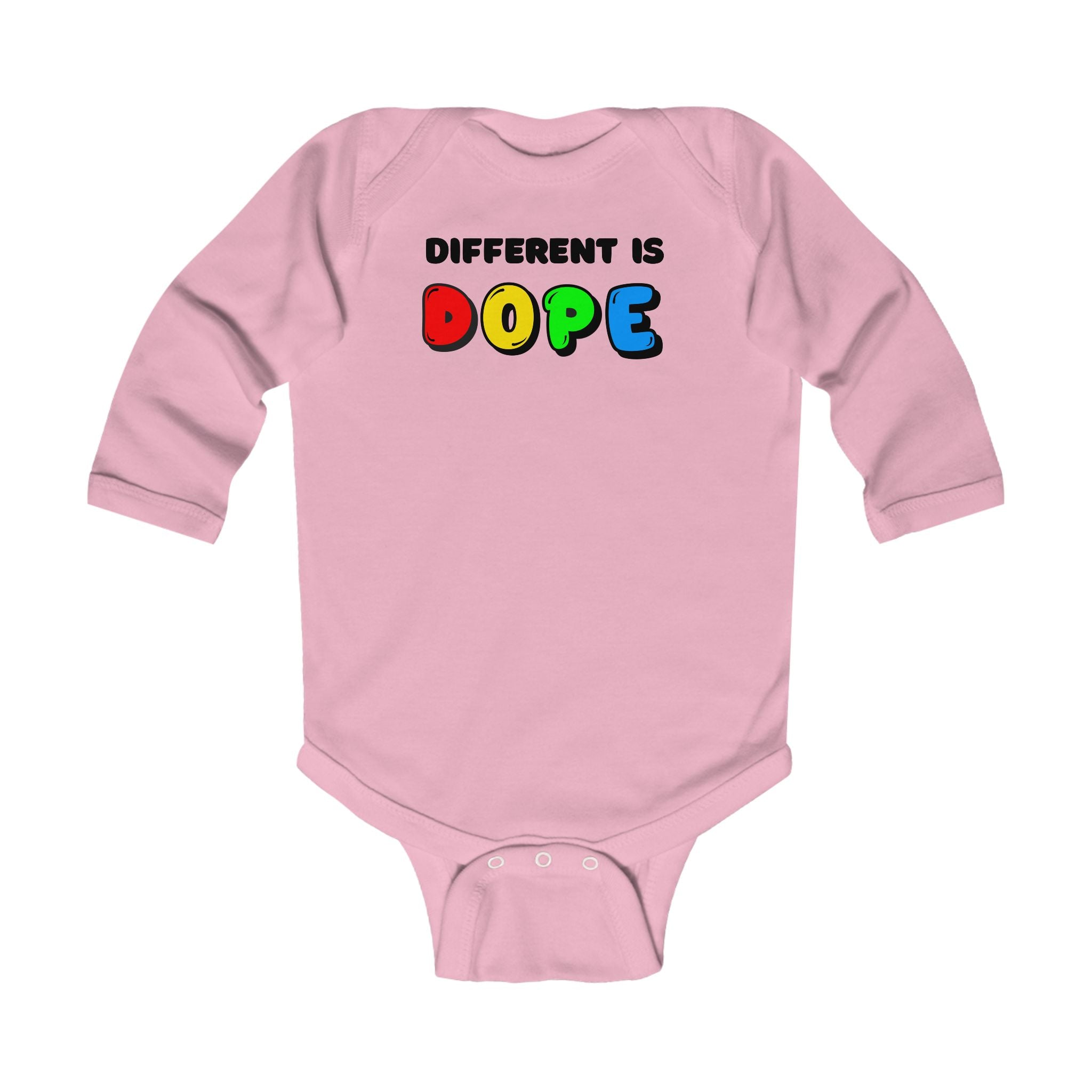 “Different Is Dope” Infant Long Sleeve Onesie