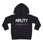 “Ability Over Disability” Toddler Hoodie