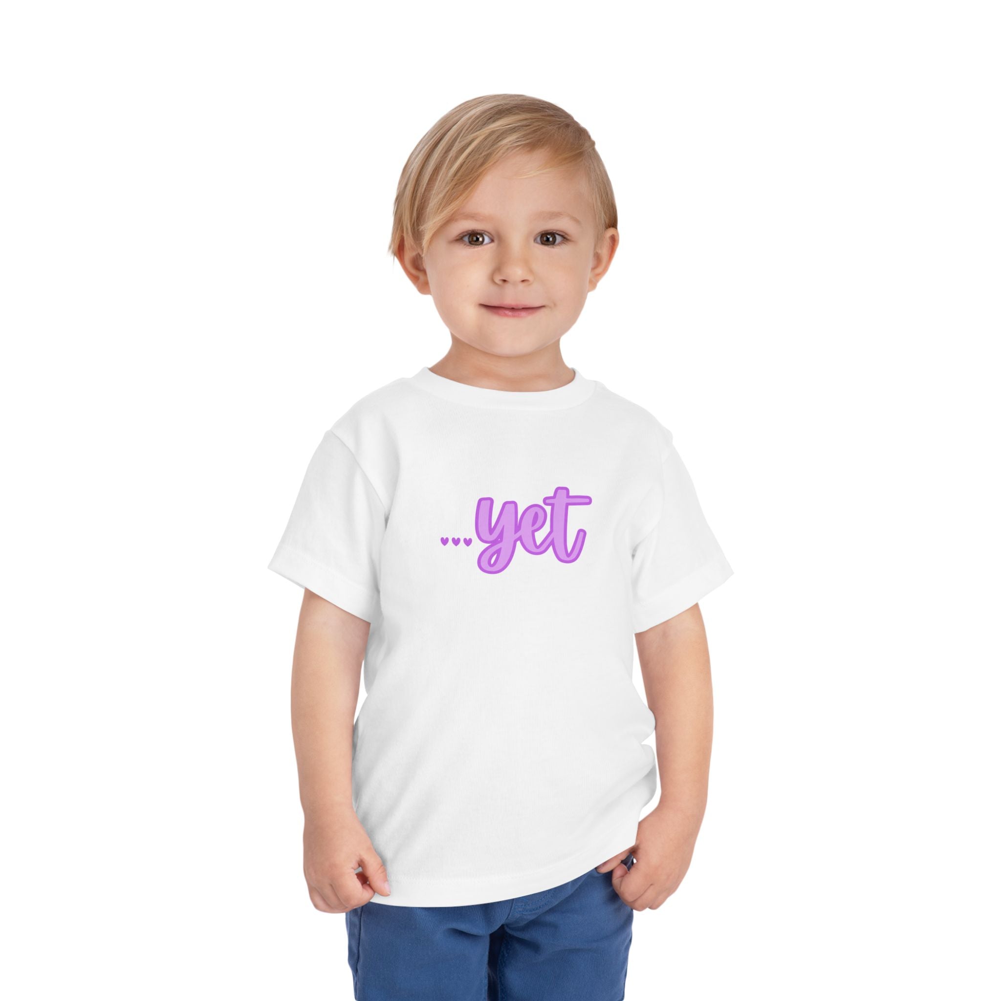 "The Power Of ...Yet (Hearts)" Toddler Tee